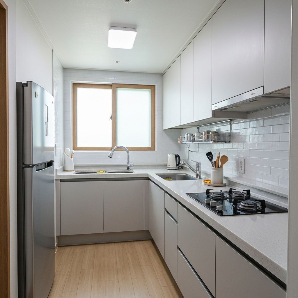 주방 청소 청소 후